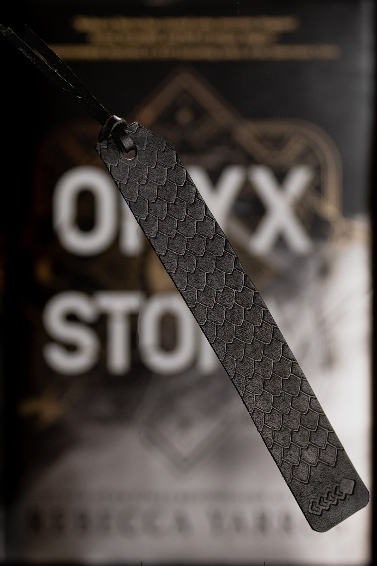 Bookmark with dragon scale texture