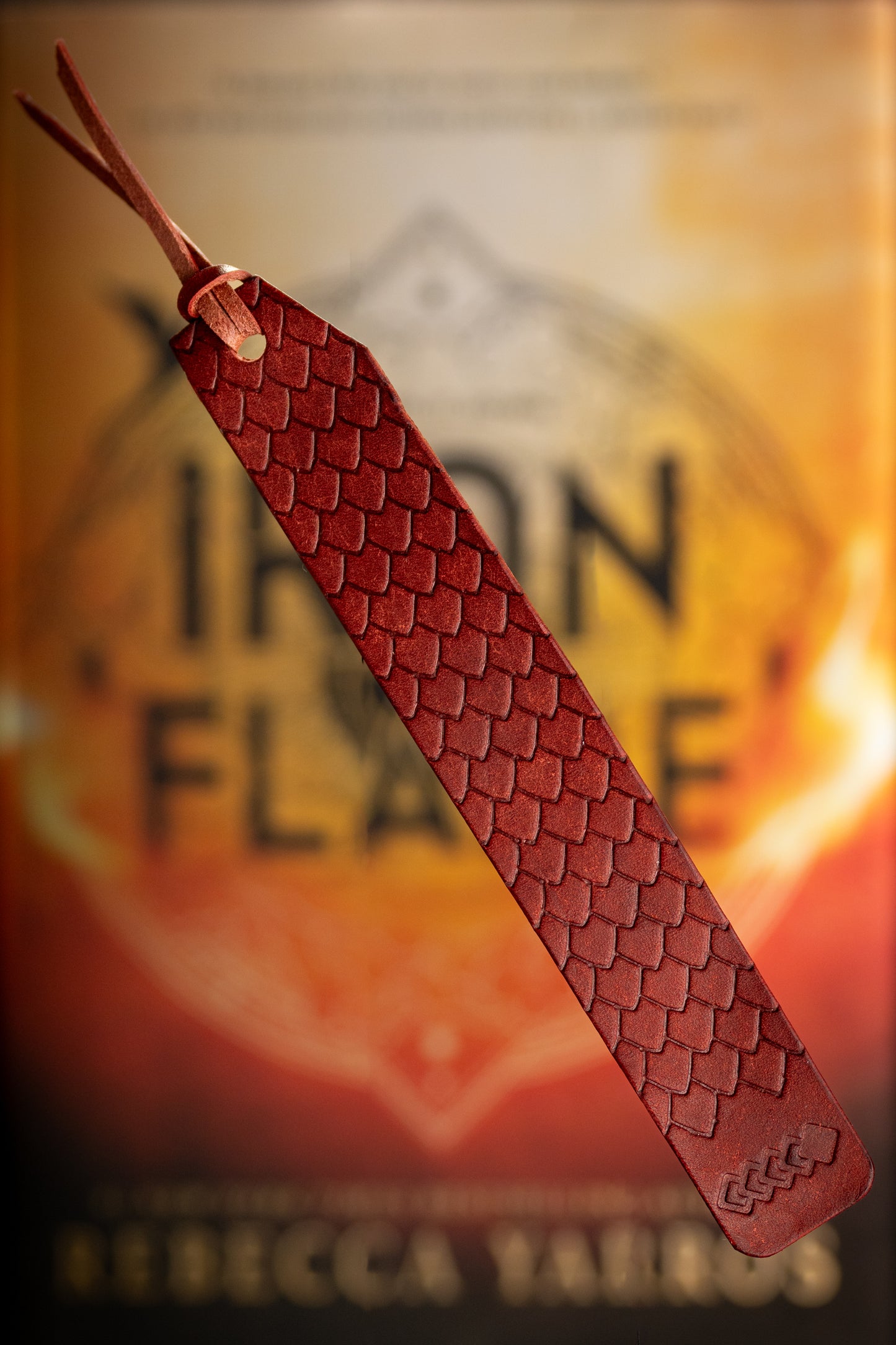Bookmark with dragon scale texture