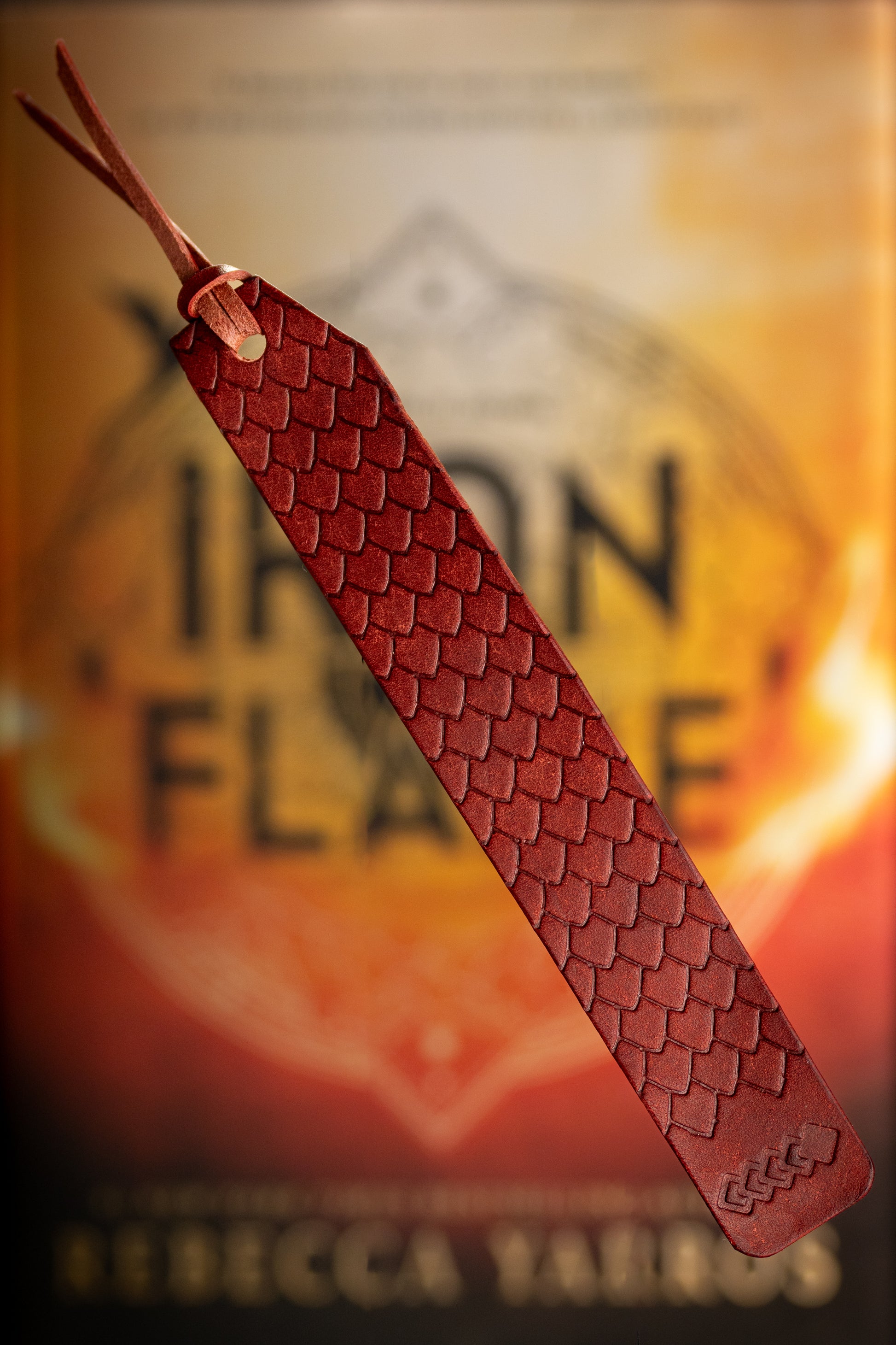 Bookmark with dragon scale texture