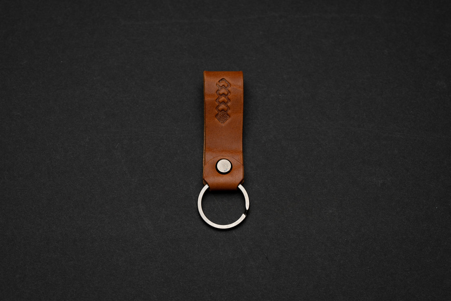 Zipper pull mini keychain