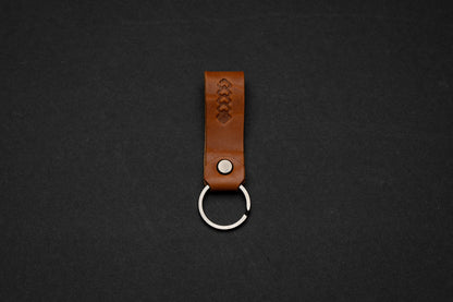 Zipper pull mini keychain