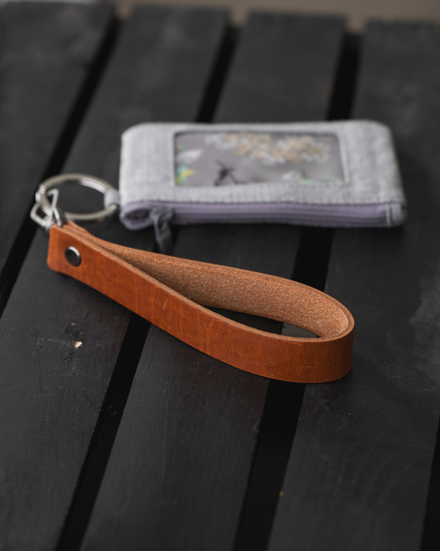 Keychain wristlet