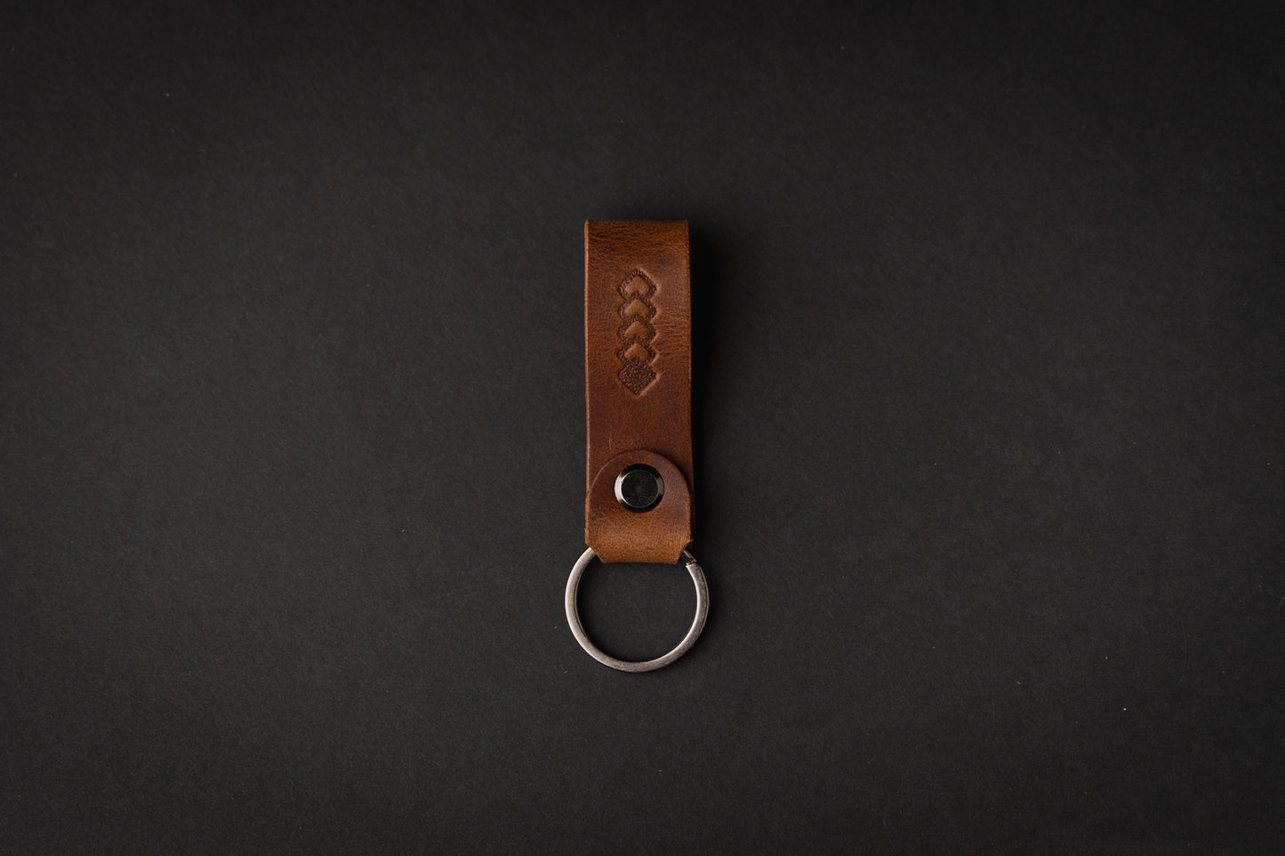 Zipper pull mini keychain