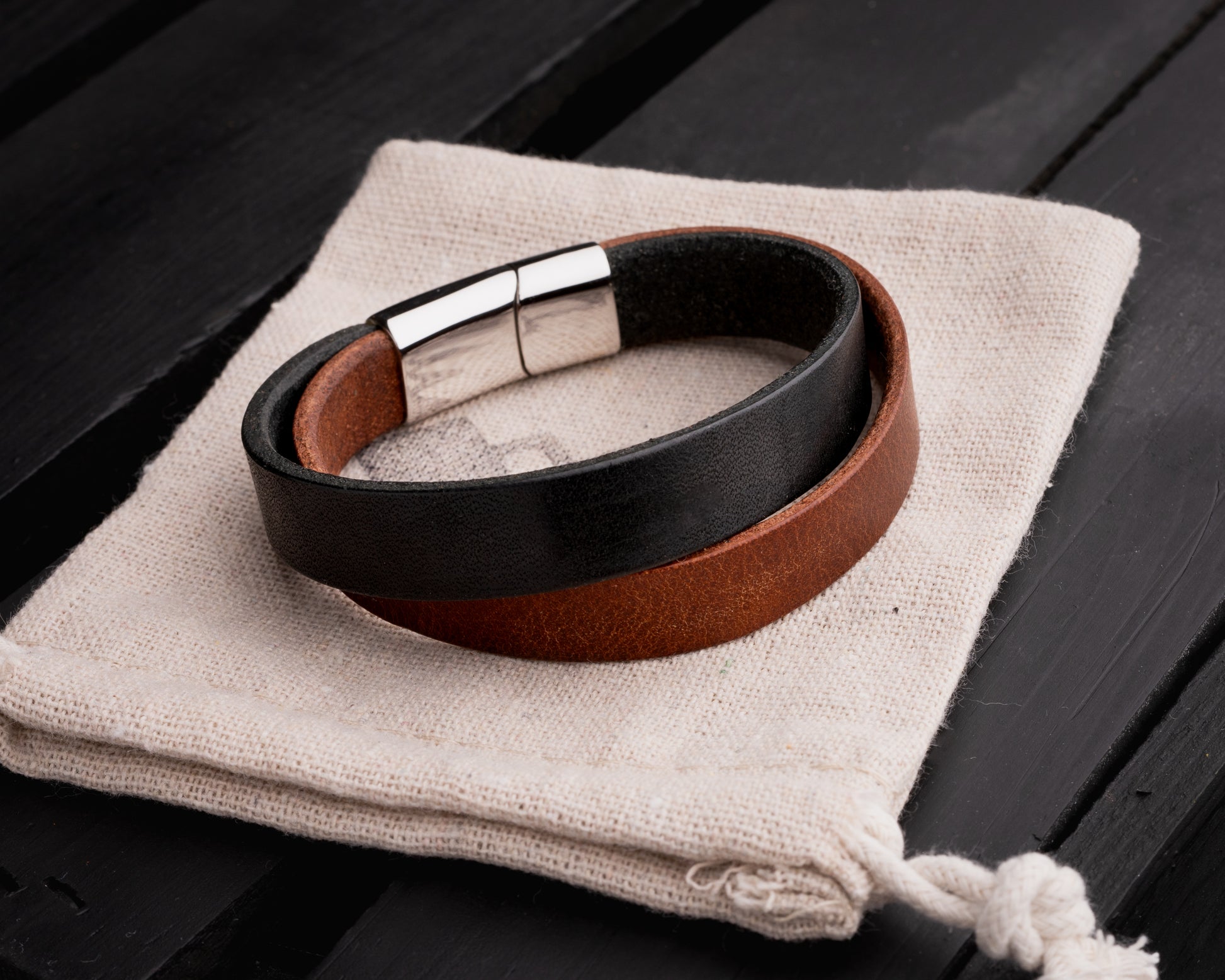 Two Tone Magnetic Bracelet